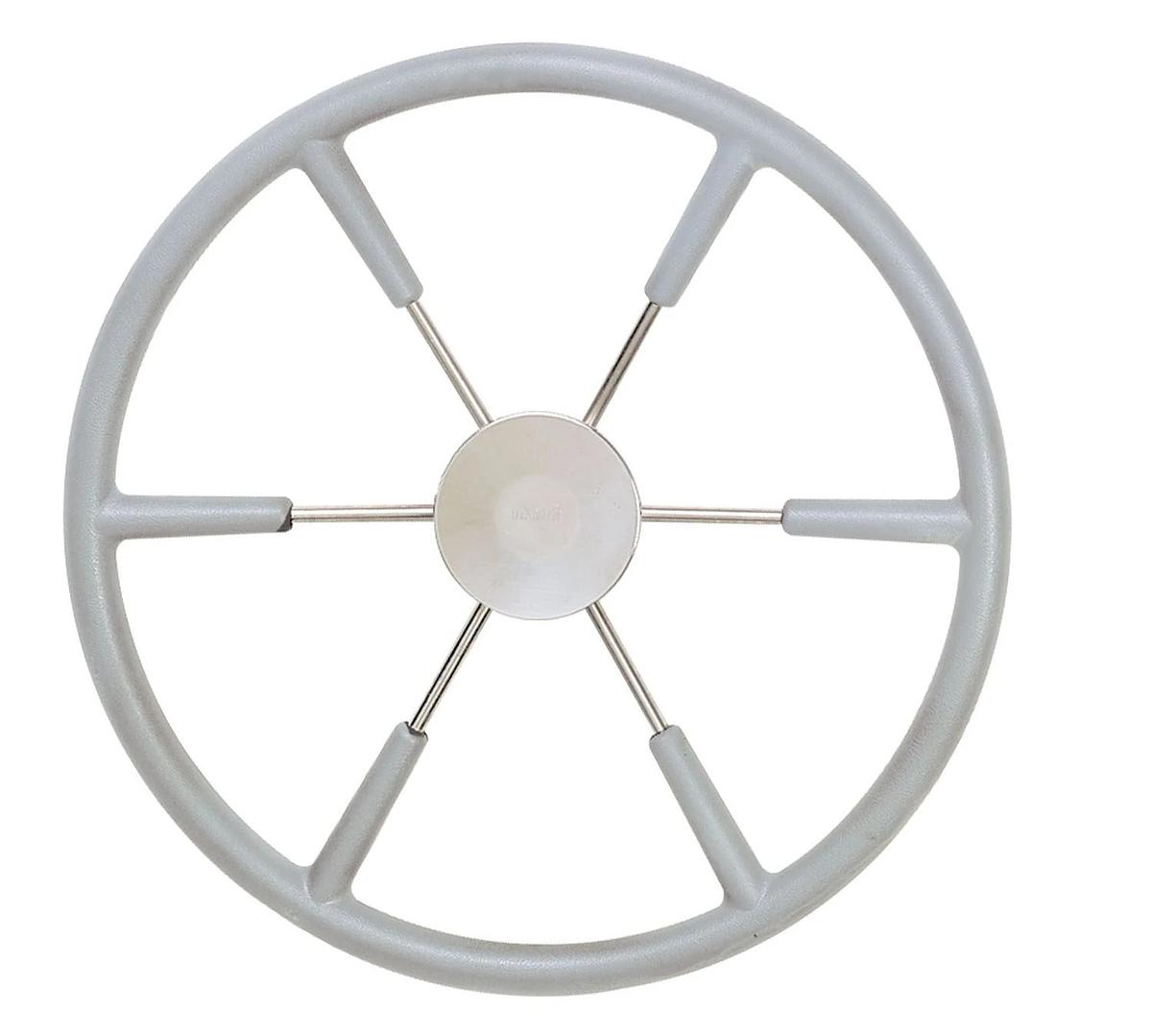 VETUS steering wheel (550 mm - 21") with PU-foam layer grey