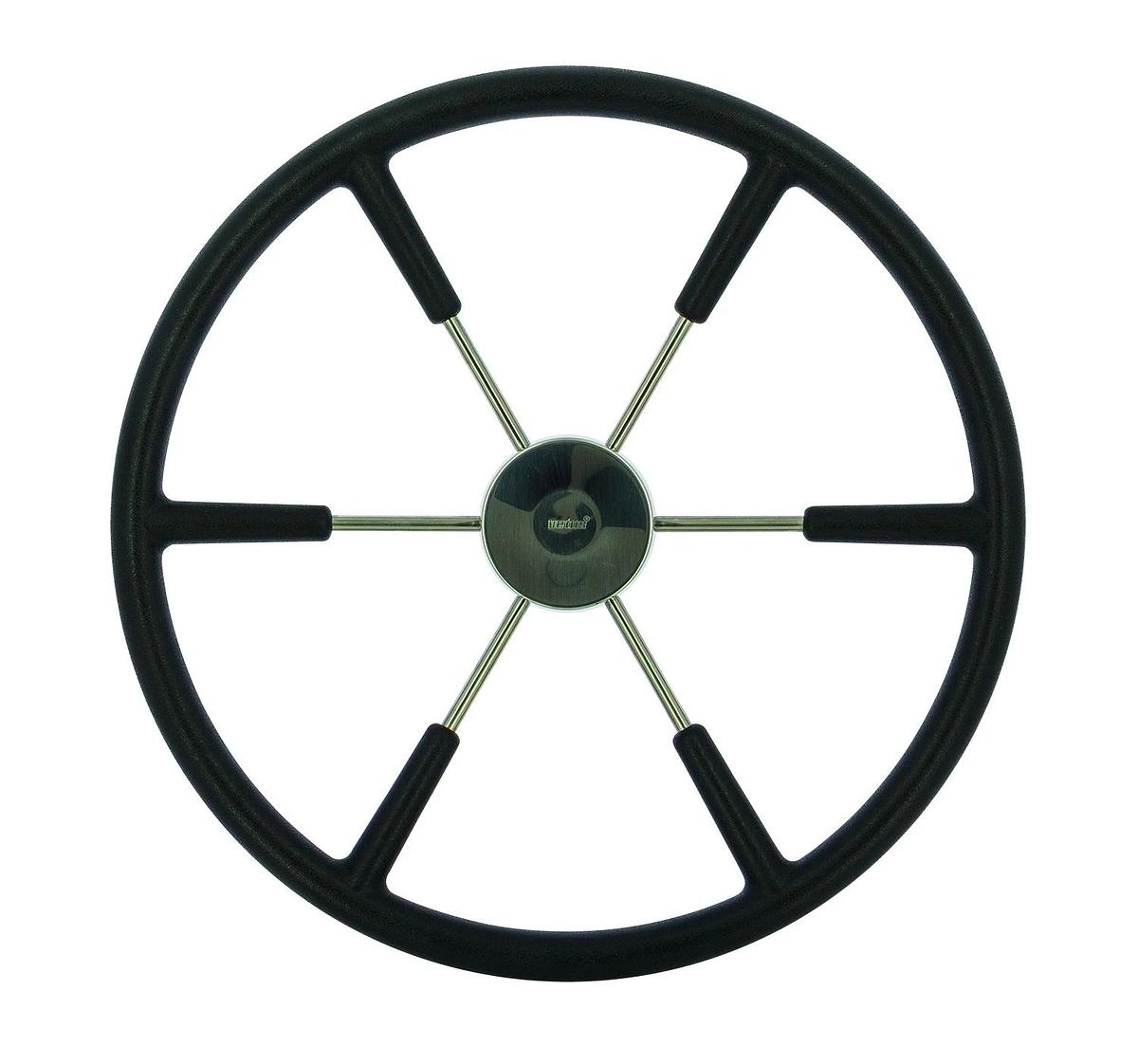 VETUS steering wheel (550 mm - 21") with PU-foam layer black