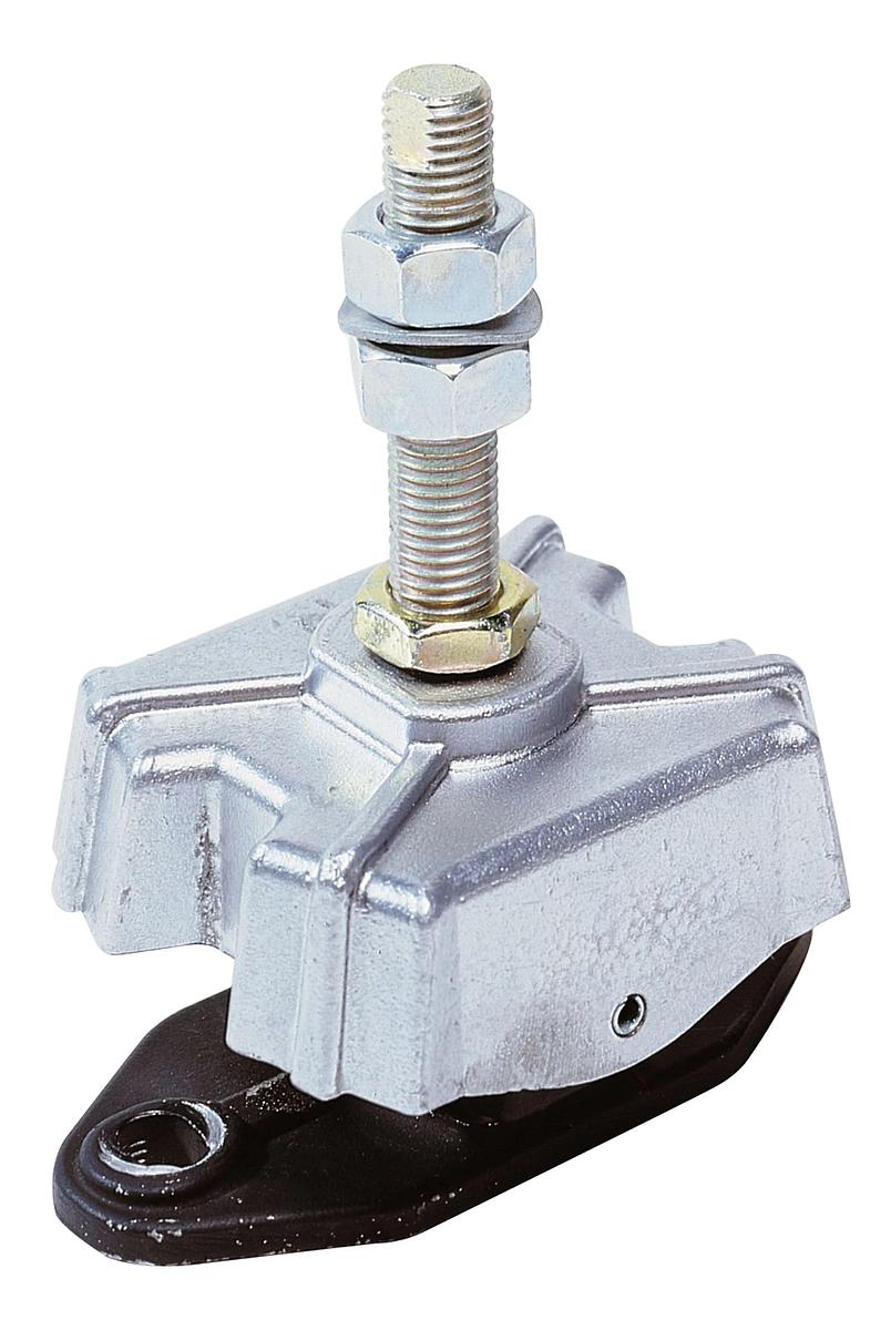 Flexible engine mounting for 3-cylinder marine diesel engines