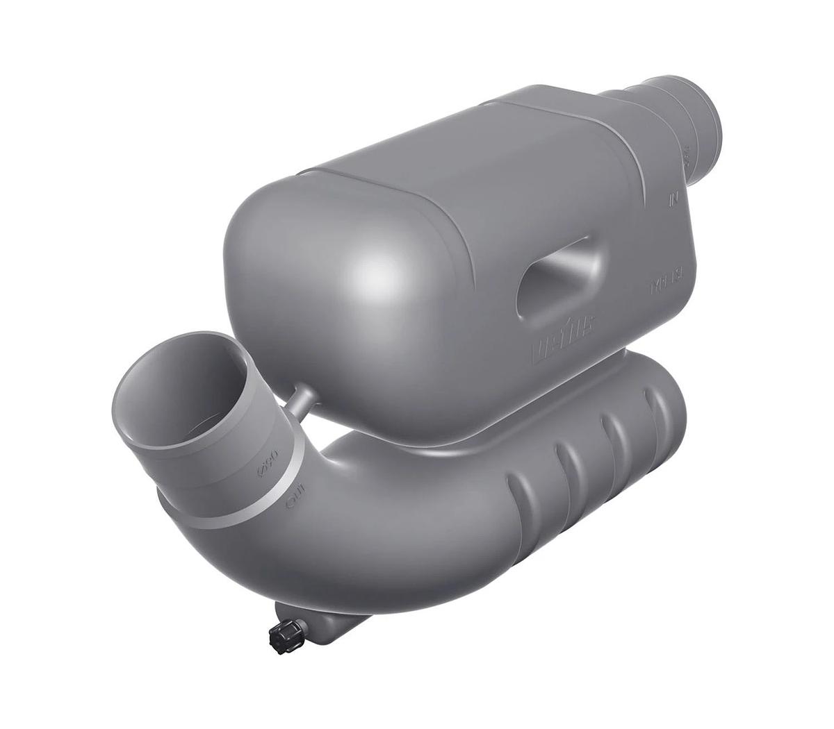 VETUS waterlock for long exhaust systems, type LSL, 60mm