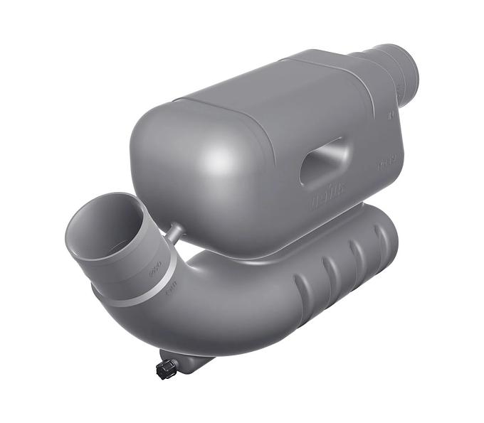 VETUS waterlock for long exhaust systems, type LSL, 90mm