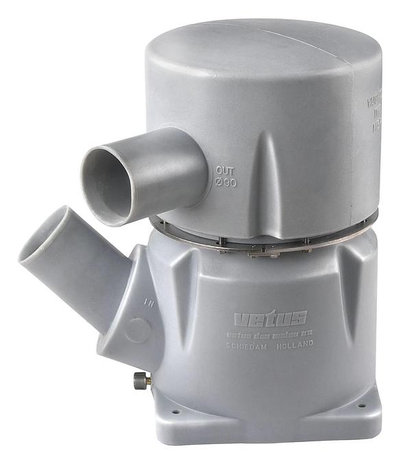 VETUS waterlock type MGS, inlet 6 inch-45°, outlet 6 inch