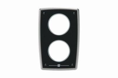 Aluminium extension panel for two gauges thumbnail 1