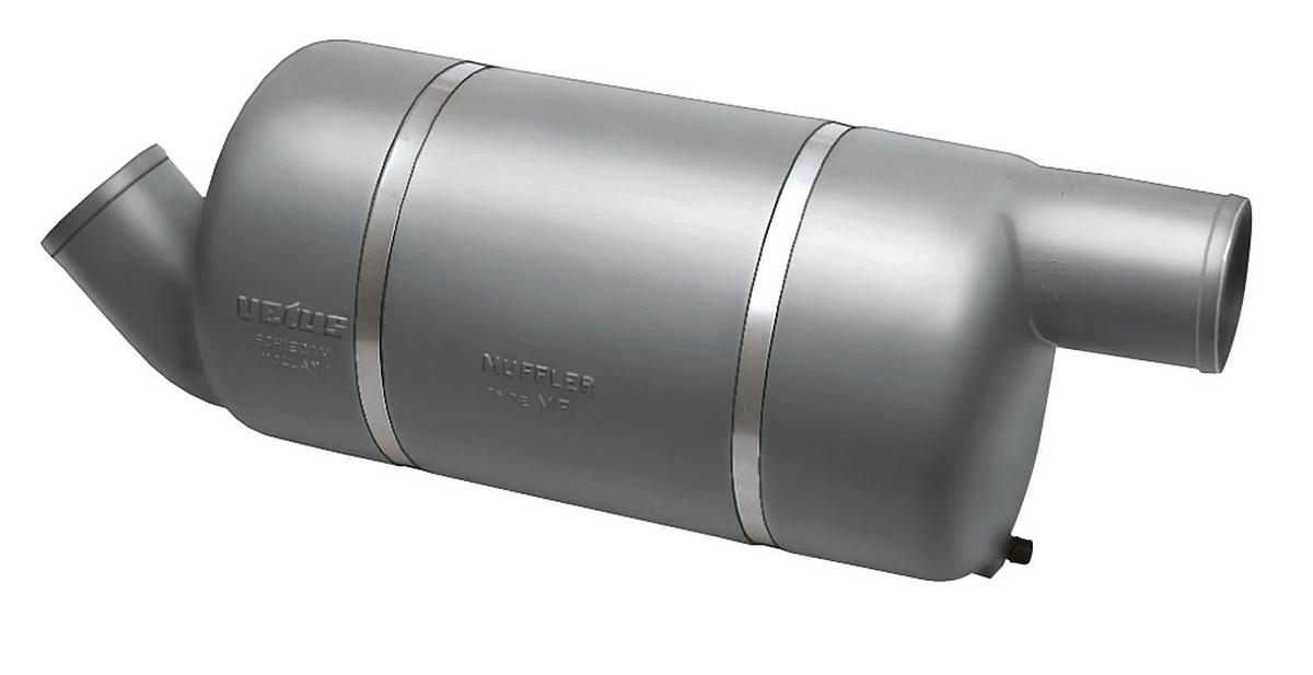 VETUS muffler type MF, 100mm, for high-performance craft