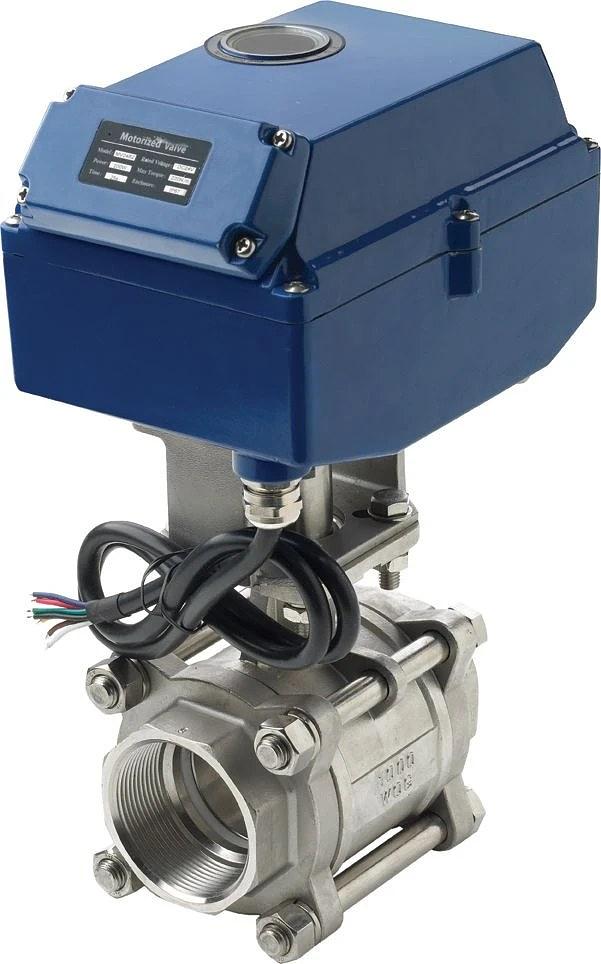 VETUS motorized ball valve, 2" internal thread, 24V