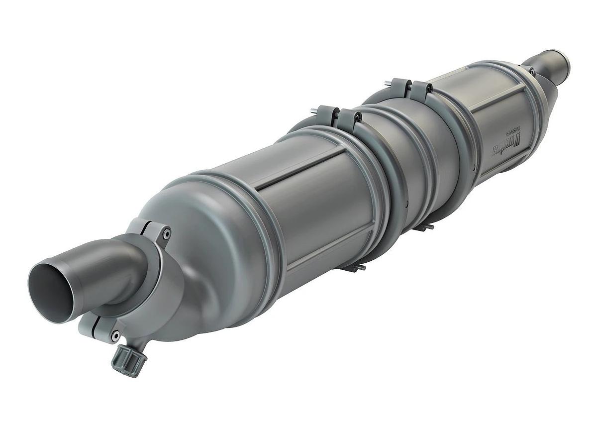 Rotatable waterlock/muffler type NLP340
