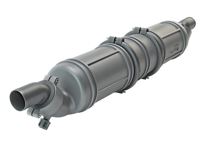 Rotatable waterlock/muffler type NLP345
