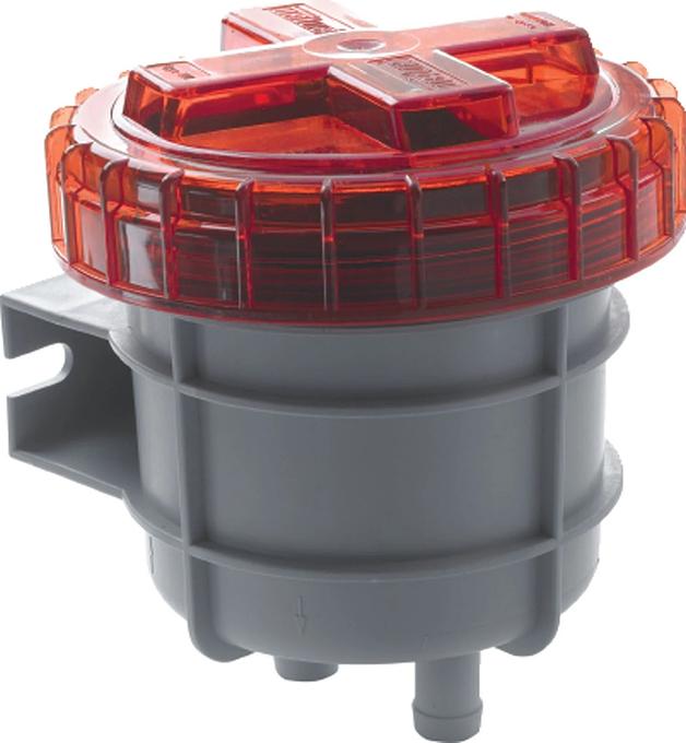 VETUS large no-smell filter for diesel fuel, for 16mm hose