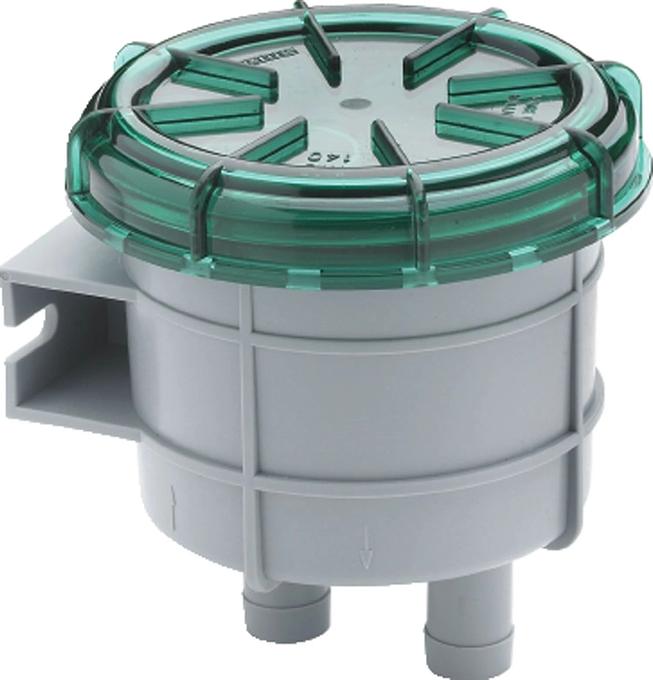 Small no-smell filter for waste tanks, for 16mm hose