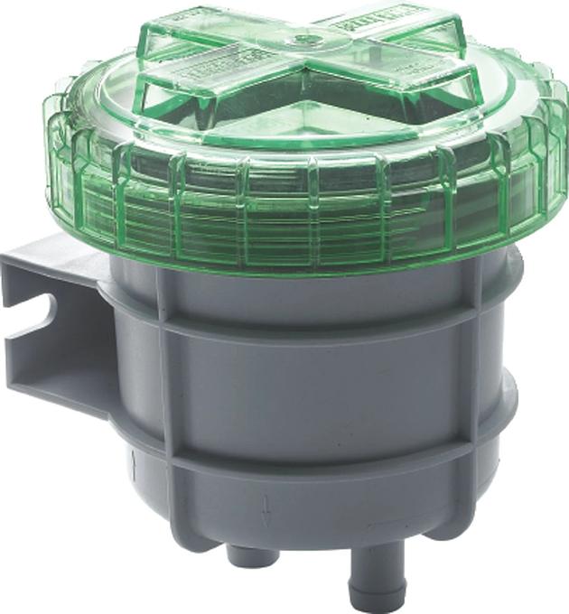 Large no-smell filter for waste tanks, for 38mm hose