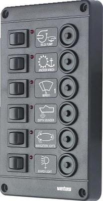 Switch panel type P6, 12V thumbnail 1
