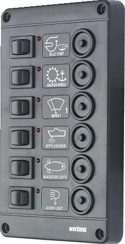 Switch panel type P6, 24V