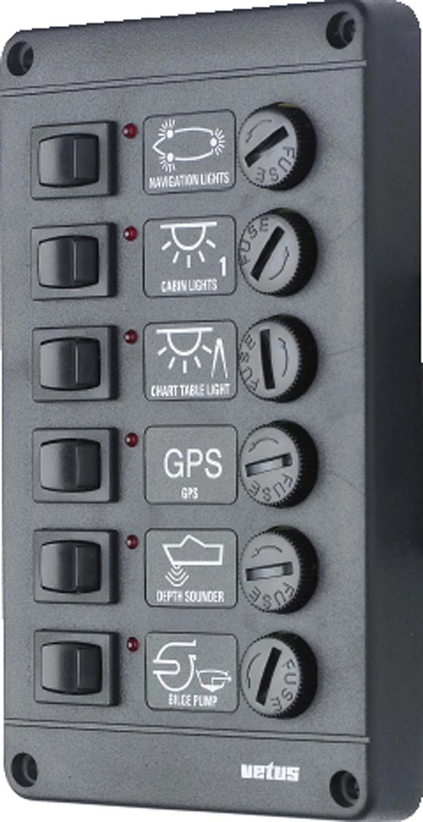 Switch panel type P6, 12V