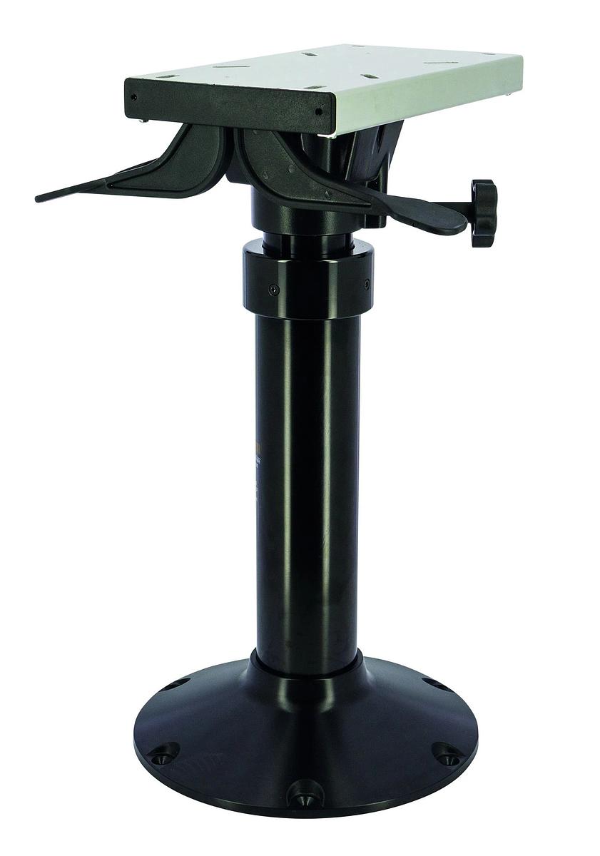 Pedestal gas rise, fully black anodised