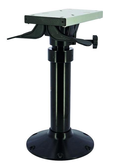 Pedestal gas rise, fully black anodised