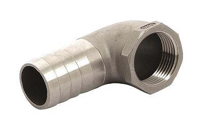 Hose connector 90⁰, stainless steel, female G1/2'', hose 19 mm thumbnail 1