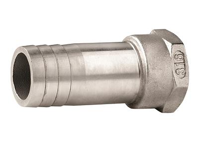 Hose connector, stainless steel, female thread, G1 1/2'', hose Ø 45 mm thumbnail 1